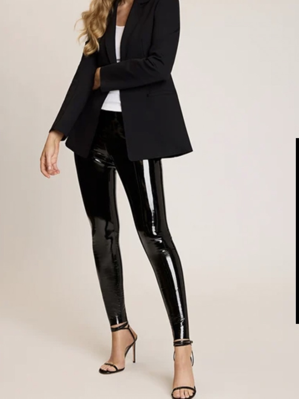 Commando Black Faux Patent Leather
Legging (Style SLG25)